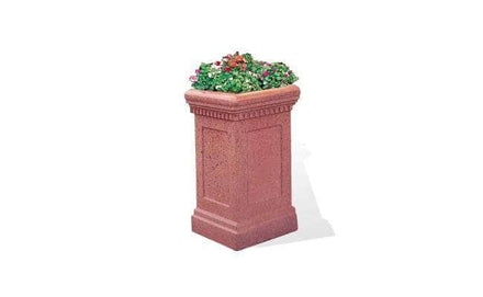 Colonial Series Tall Square Concrete Planter