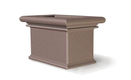 Medium Rectangular Concrete Planter Security Barrier - 36 in. x 24 in. x 22 in.