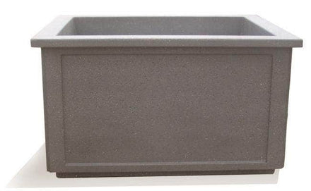 Large Rectangular Concrete Planter - 64 in. x 52 in. x 36 in.