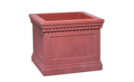 Colonial Series Medium Square Concrete Planter