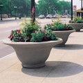 Michigan Large Concrete Bowl Planter