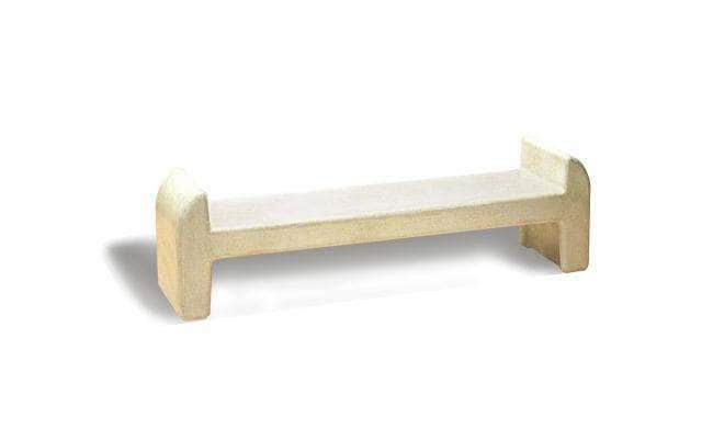 7 Ft. Backless Concrete Park Bench