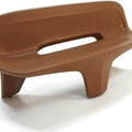 Concrete Tripod Park Bench with Back