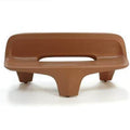 Concrete Tripod Park Bench with Back
