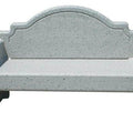Plain Back Memorial Style Rectangular Concrete Park Bench