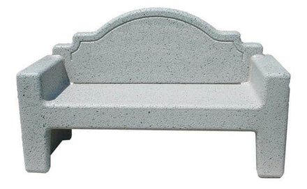 Plain Back Memorial Style Rectangular Concrete Park Bench