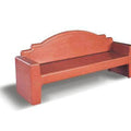 Plain Back Memorial Style Rectangular Concrete Park Bench