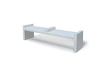 6 Ft Skateboard Prevention Park Bench with 2 Seats