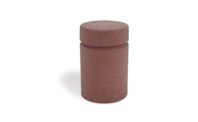 Short Cylindrical Bollard with Reveal Line