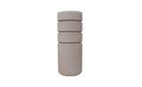 Cylindrical Bollard with Three Reveal Lines