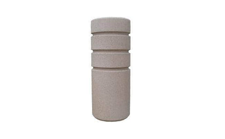 Cylindrical Bollard with Three Reveal Lines