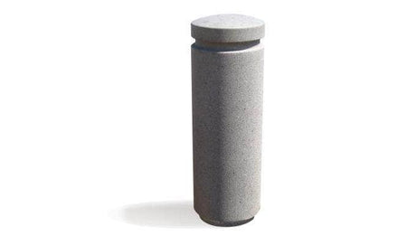 Cylindrical Bollard With Wide Reveal Line for sale, works with reflective tape for increased visibility