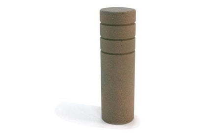 Cylindrical Bollard with Three Reveal Lines