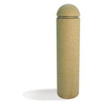 LED Option Cylindrical Bollard with Round Top and Reveal Line