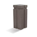 Modern, Rectangular bollard with Reveal Lines
