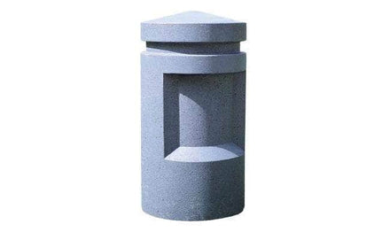 Heavy Duty Decorative Bollard with Reveal Lines