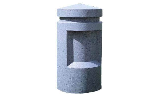 Heavy Duty Decorative Bollard with Reveal Lines