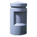 Heavy Duty Decorative Bollard with Reveal Lines