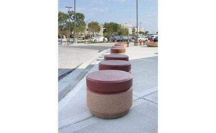Security Bench Bollard with Reveal Line