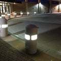 Cylindrical Bollard with Built-In Lighting