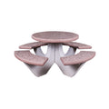 Four Bench Round Concrete Picnic Table