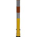 Flexstake Traffic Delineator 750 Series Surface Mount Tubular Post Center Line Round Base