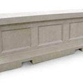 Recessed Wall Concrete Jersey Barriers - 3 Rectangular Inserts