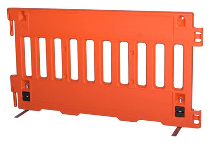 Orange Urbanite Wall ADA Traffic Barricade