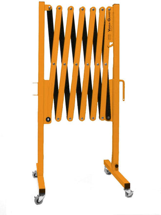 Safety Orange and Black Versa-Guard Heavy Duty 11 Ft. Extra Height Expanding Barricade