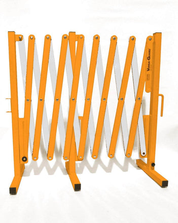 Safety Orange and White Versa-Guard Heavy Duty 15 Ft. Extra Length Expanding Barricade