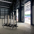 Vertical Stanchion Storage Cart, 18 Post - Montour Line