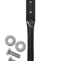 Black Sign Stand & 24lbs Round Black Steel Base