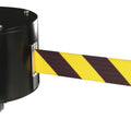 Fixed Wall Mount Retracta-Belt Barrier, 65 Ft.