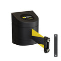 Wall Mounted Retractable Belt Barrier, 15 Ft. Belt - Montour Line WMX140