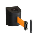 CCW Series WMB-220 - Wall Mounted Retractable Belt Barrier With Black Magnetic ABS Case - 7.5, 10, 13, & 15 Ft. Belts