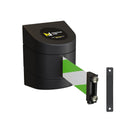 Wall Mounted Retractable Belt Barrier, 10 Ft. Belt - Montour Line WMX 140