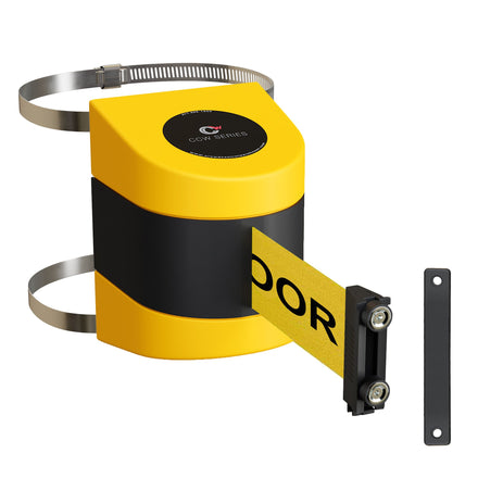 Clamp Wall Mount, Yellow ABS Case with Magnetic Belt End, 20, 25, and 30 Ft. Belts - CCW Series WMB-230