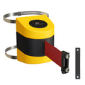 Clamp Wall Mount, Yellow ABS Case with Magnetic Belt End, 20, 25, and 30 Ft. Belts - CCW Series WMB-230