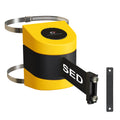 Clamp Wall Mount, Yellow ABS Case with Magnetic Belt End, 20, 25, and 30 Ft. Belts - CCW Series WMB-230