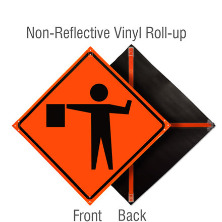 Roll Up Traffic Control Signs, 36 in. x 36 in.