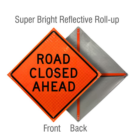 Roll Up Traffic Control Signs, 36 in. x 36 in.