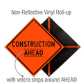 Roll Up Traffic Control Signs, 36 in. x 36 in.