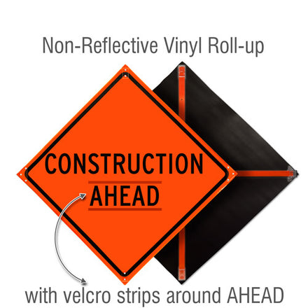 Roll Up Traffic Control Signs, 36 in. x 36 in.