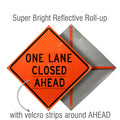 Roll Up Traffic Control Signs, 48 in. x 48 in.