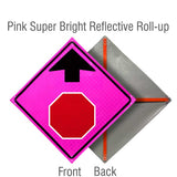 Roll Up Incident Warning Signs