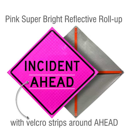 Roll Up Incident Warning Signs