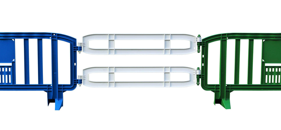 Xtendit 5 Ft. Interlocking Plastic Barricade Extension