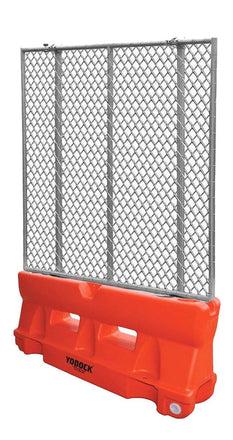 Orange Yodock 2001MB with optional chain link fence