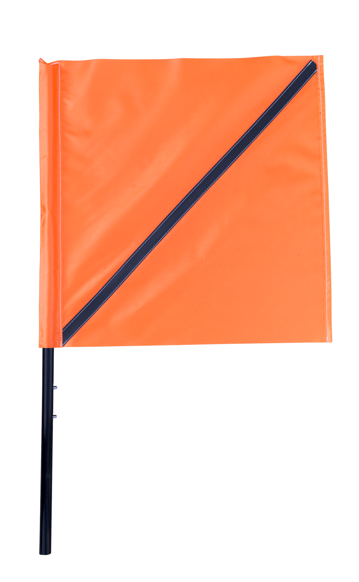 Airport Barricade Flags - 20x20 in Flag with 32 in Fiberglass Rod - Crowd Control Warehouse
