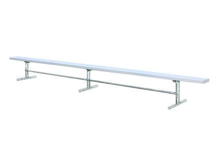 Aluminum Backless Players Bench - Crowd Control Warehouse